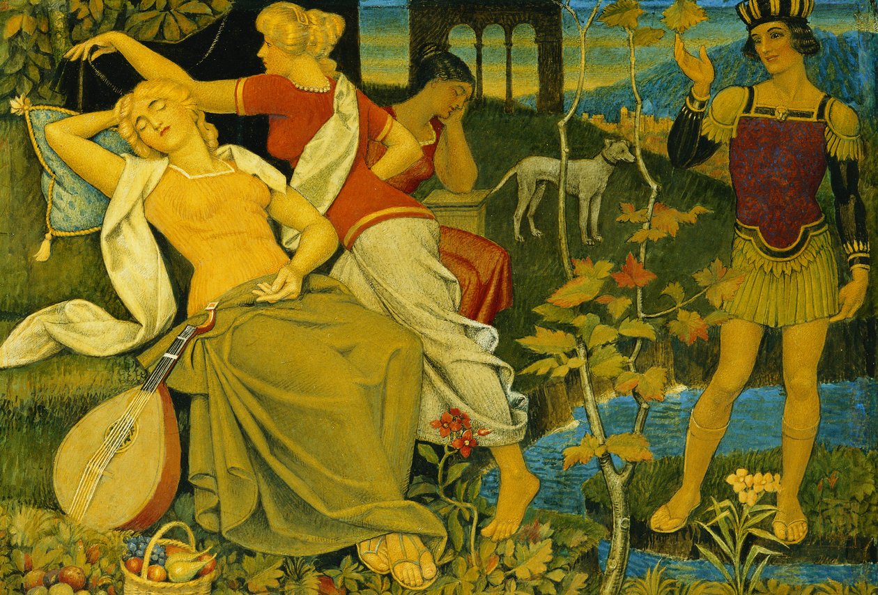 Lindas adormecidas de Joseph Edward Southall