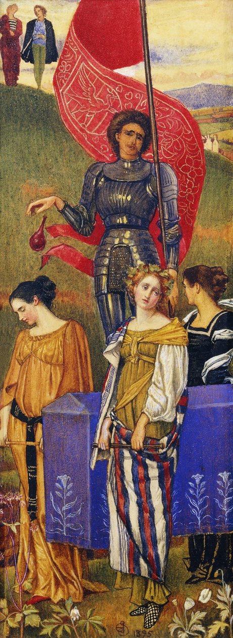 The Mystic Burial de Joseph Edward Southall