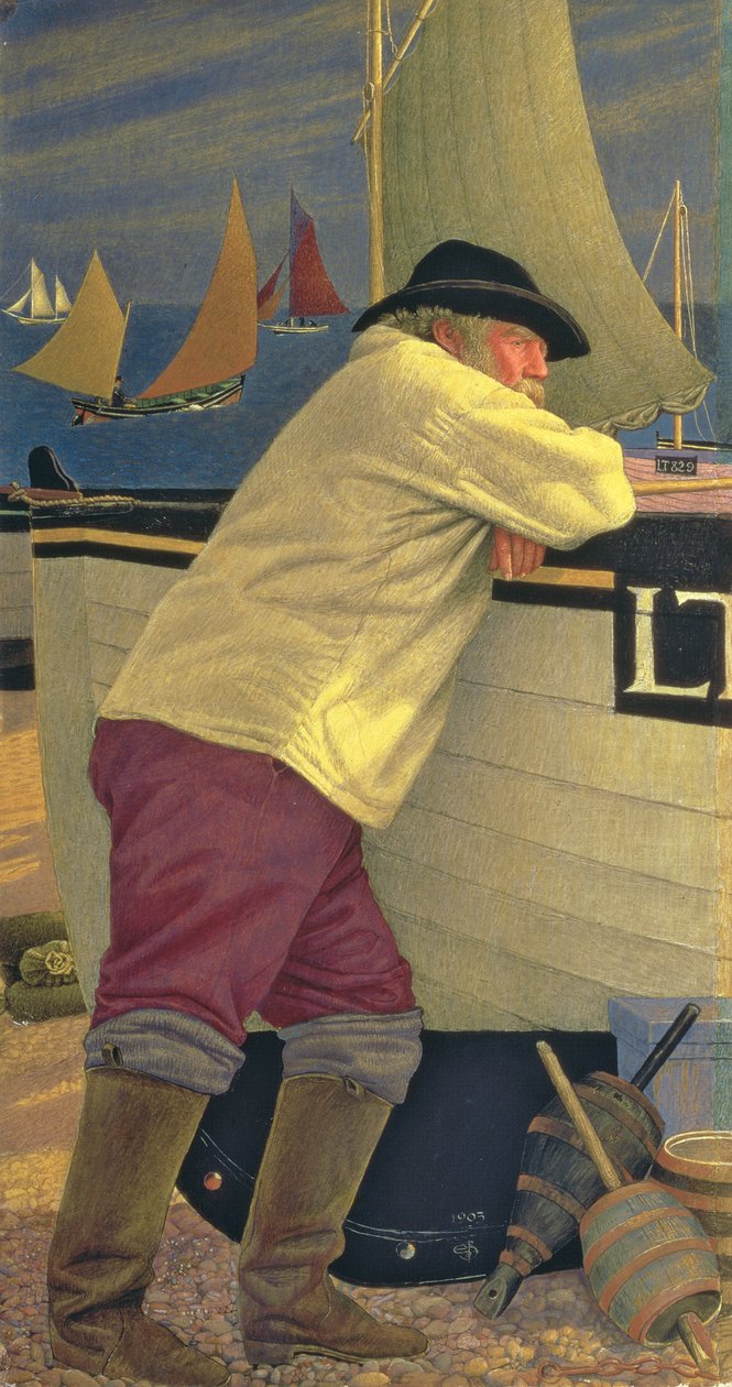 O velho pescador de Joseph Edward Southall