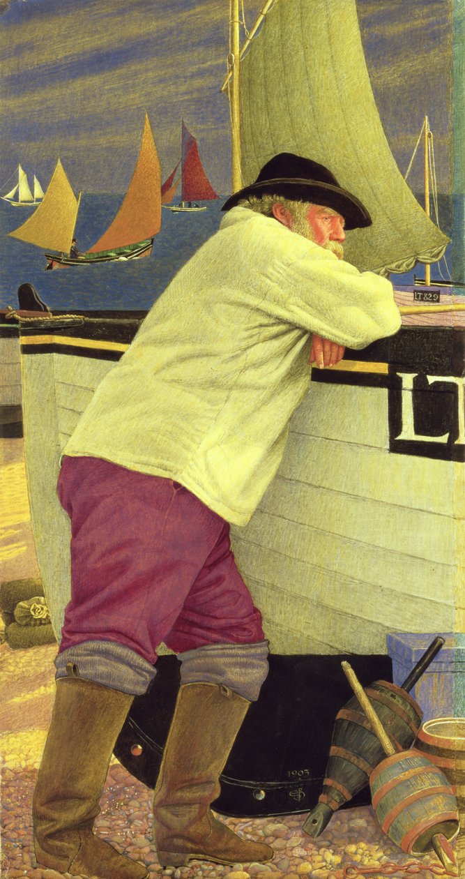 O velho pescador de Joseph Edward Southall