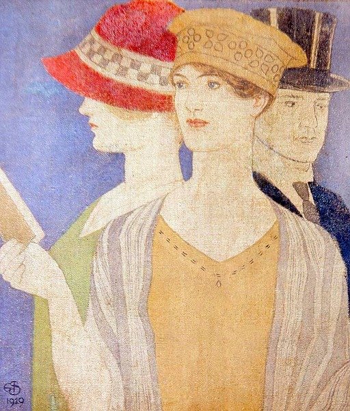 Visitantes a uma Exposição de Joseph Edward Southall