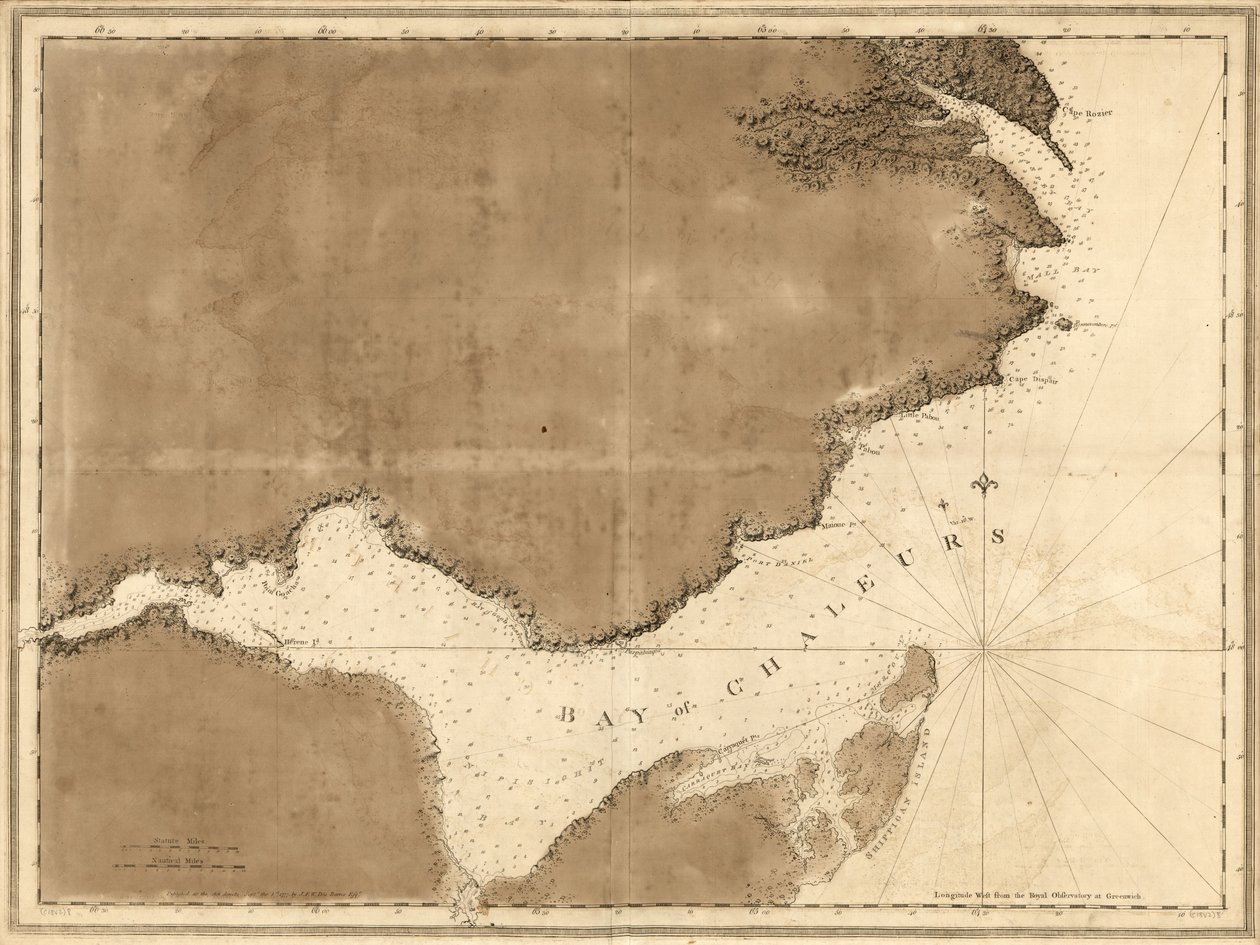 The Atlantic Neptune, publicado para uso da Marinha Real da Grã-Bretanha, de Joseph F. W. Des Barres