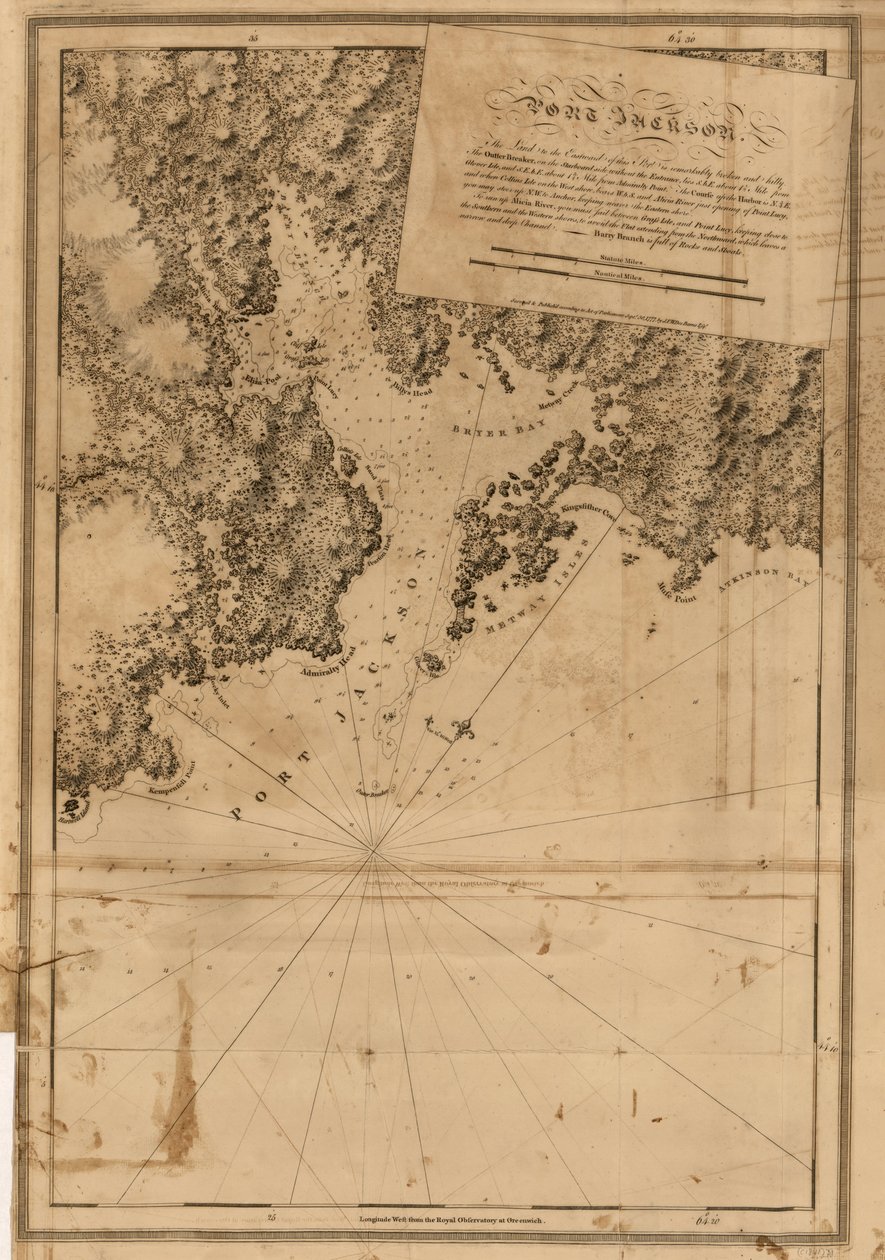 O Neptuno Atlântico, publicado para uso da Marinha Real da Grã-Bretanha, de Joseph F. W. Des Barres