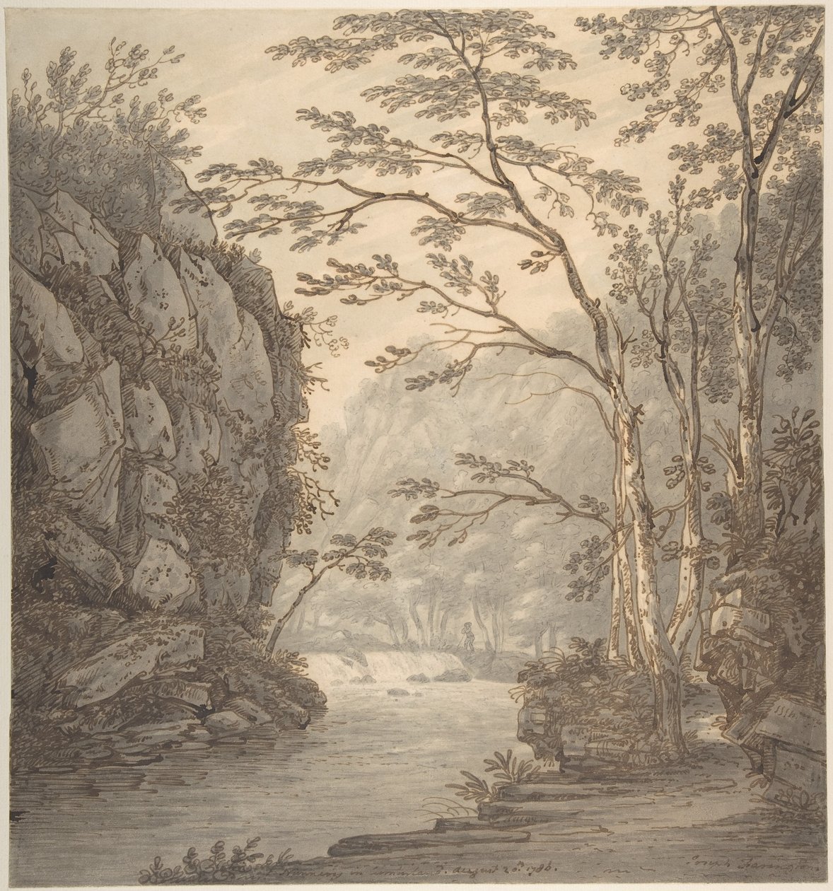 Num convento de freiras em Cumberland de Joseph Farington