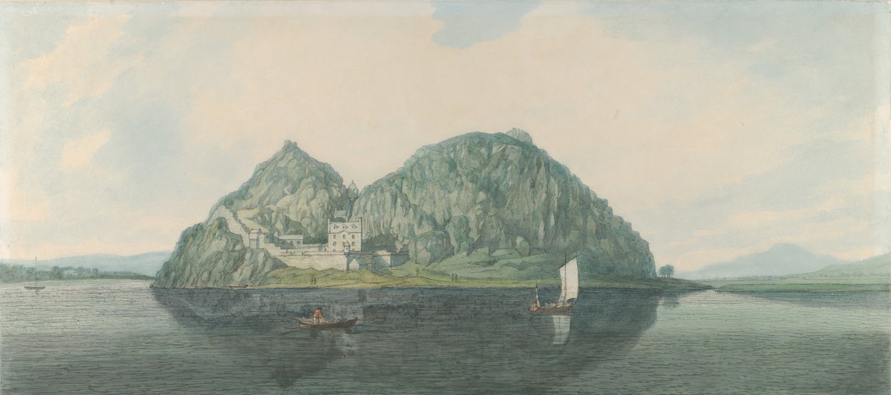 Dumbarton Rock do Sul, 1788. de Joseph Farington