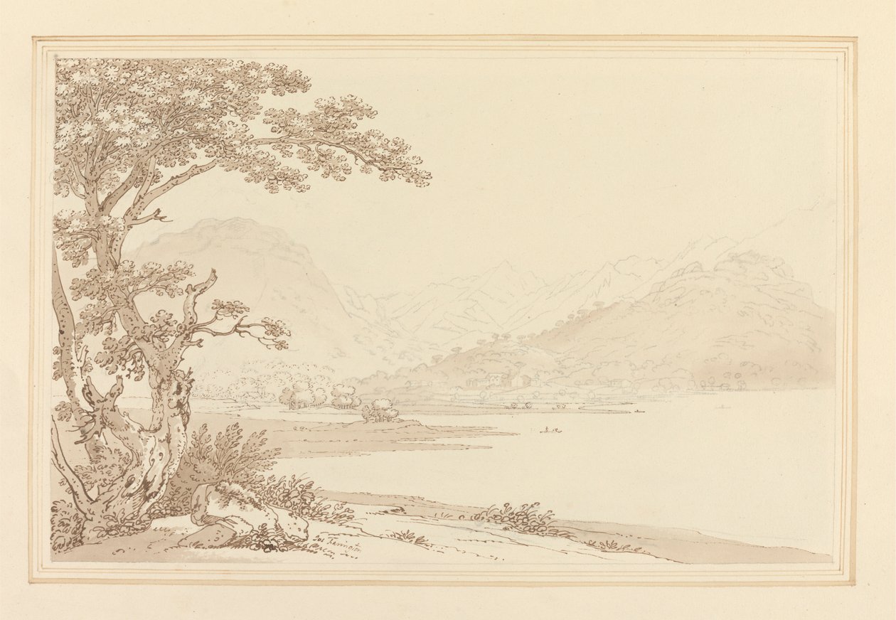 Cabeça de Ullswater de Joseph Farington