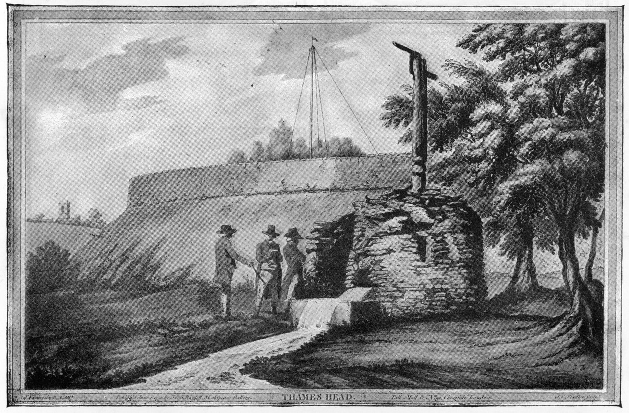 Thames Head, 1793 de Joseph Farington