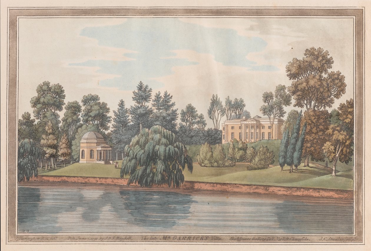 A Villa do Sr. Garrick de Joseph Farington