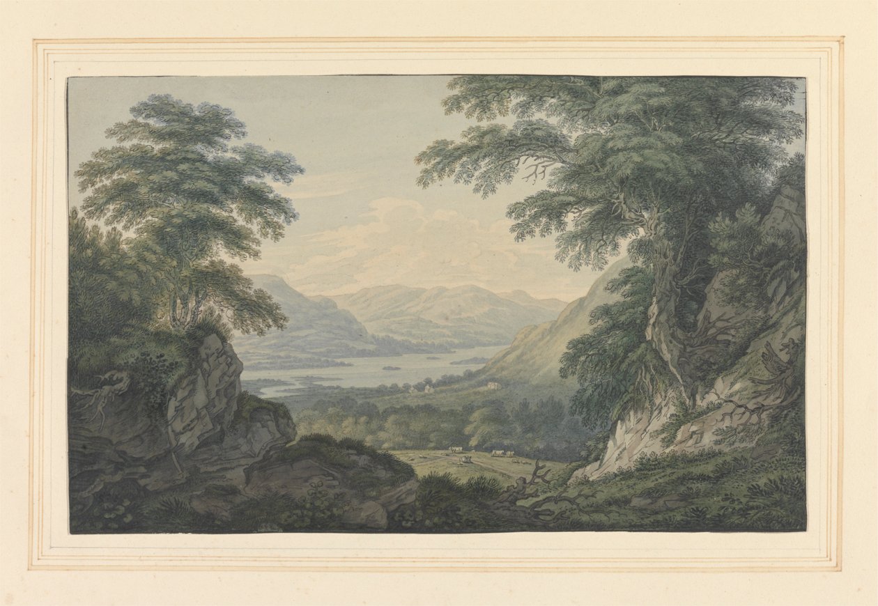 Extremidade superior de Ullswater de Joseph Farington