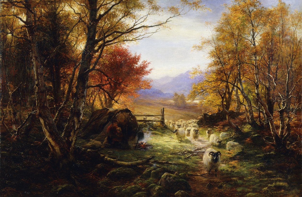 Mudando Pastos, Noite, de Joseph Farquharson