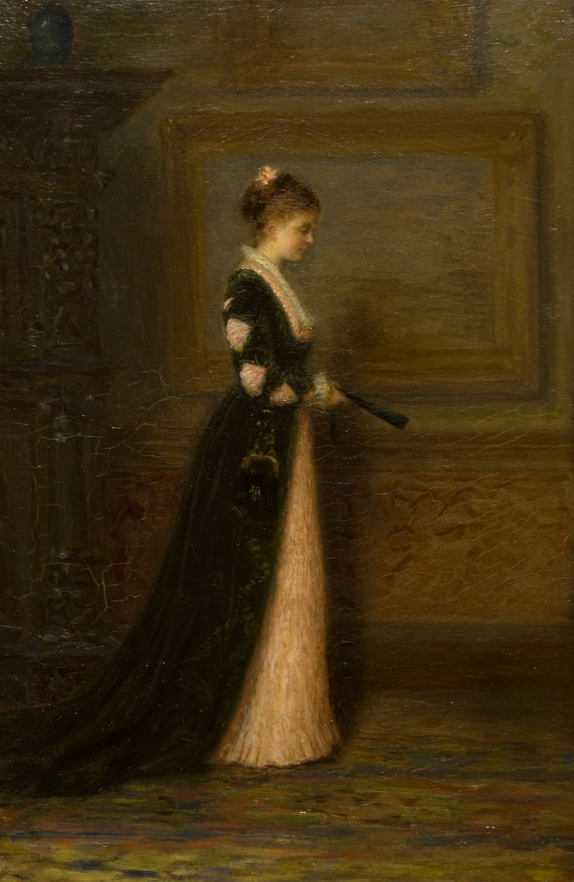 Retrato de uma Senhora (óleo sobre tela) de Joseph Farquharson