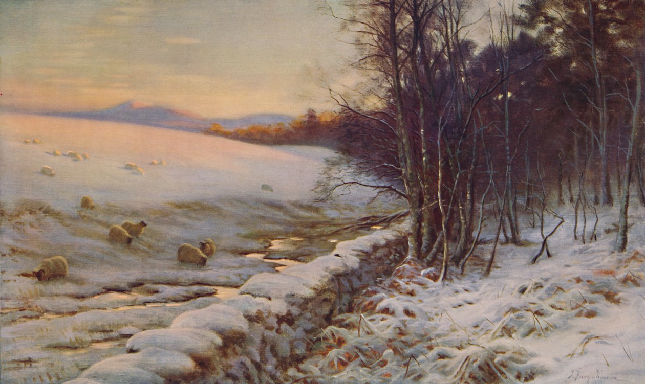 A borda da madeira, 1911. de Joseph Farquharson