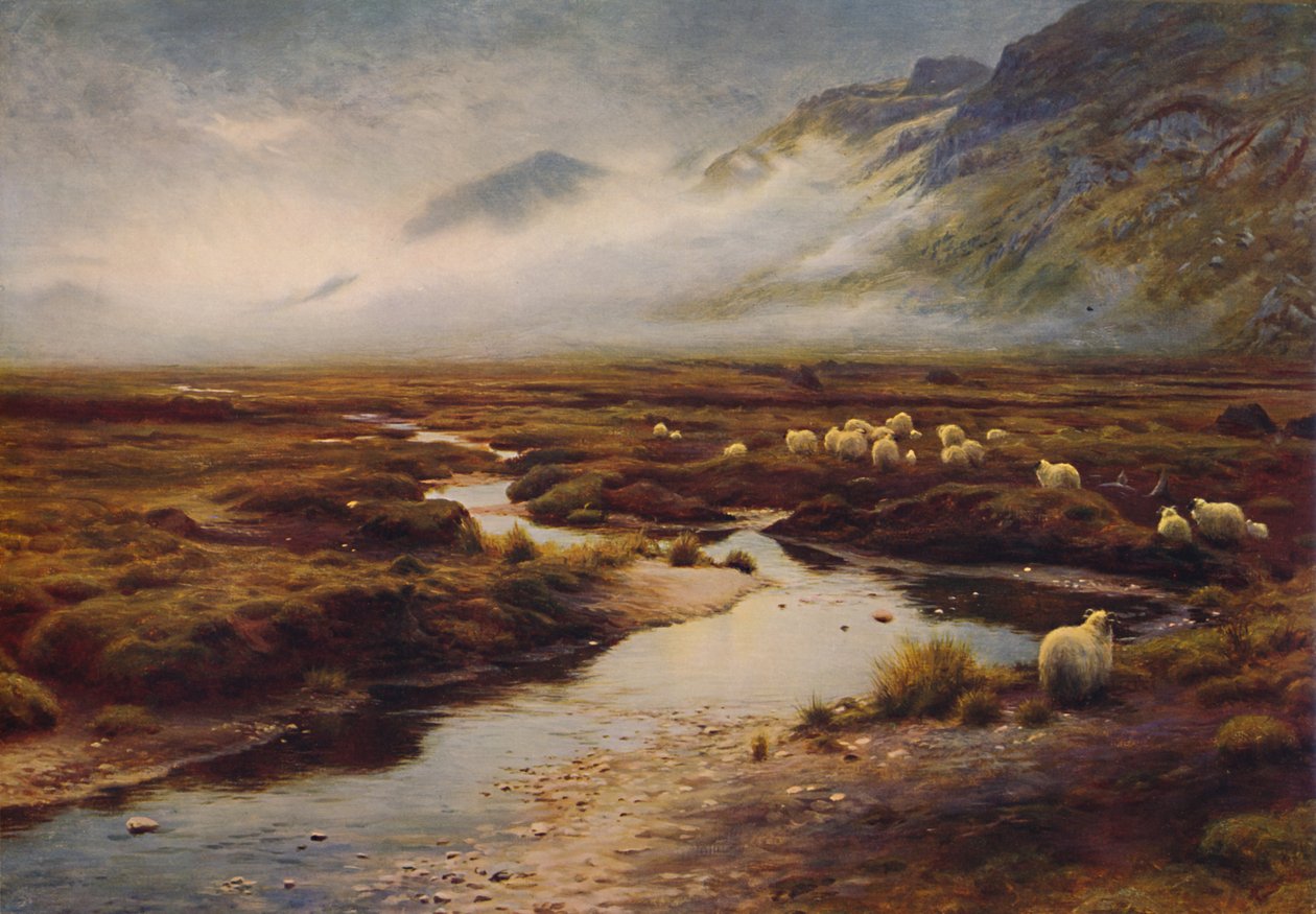 O musgo em Poolewe, c1912. de Joseph Farquharson