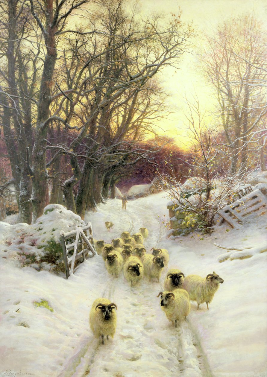 O sol havia fechado o dia do inverno de Joseph Farquharson