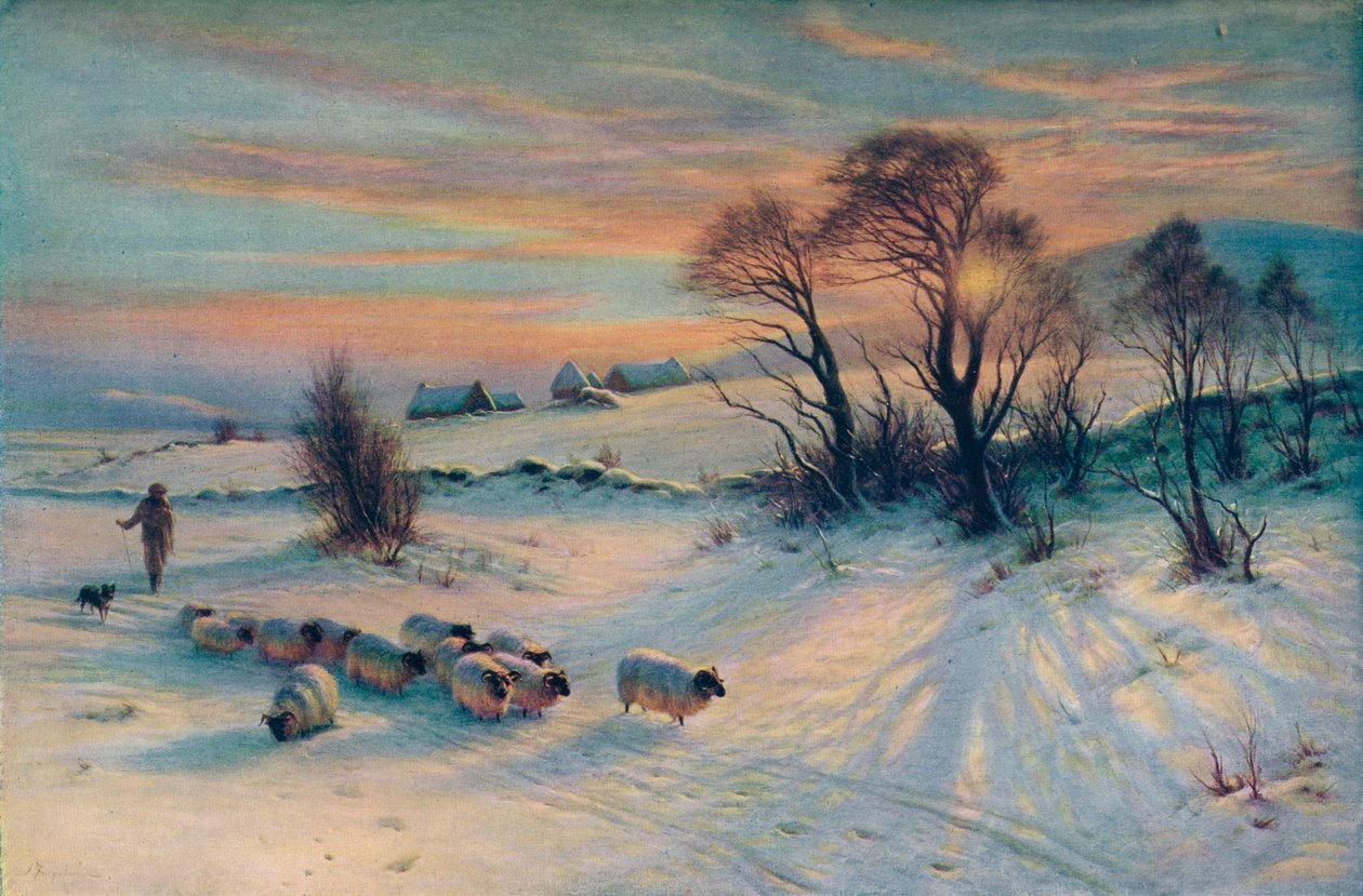O brilho dos invernos, século XIX, 1913 de Joseph Farquharson
