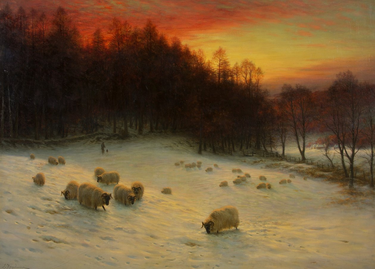 Quando o Oeste com Noite Brilha, ex. 1910 (óleo sobre tela) de Joseph Farquharson