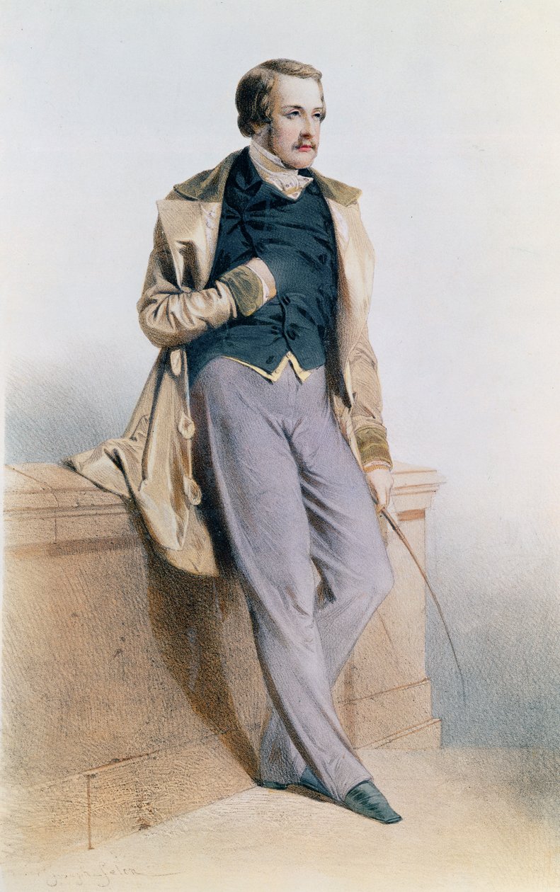 Henri Charles Ferdinand Marie Dieudonne da França, duque de Bordeaux, conde de Chambord de Joseph Felon