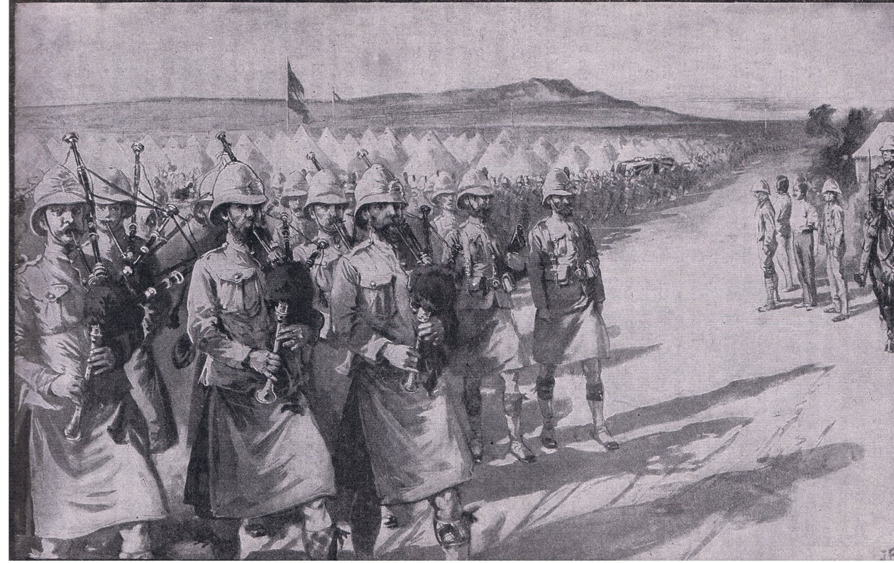 Funeral do General Wauchope (litho) de Joseph Finnemore