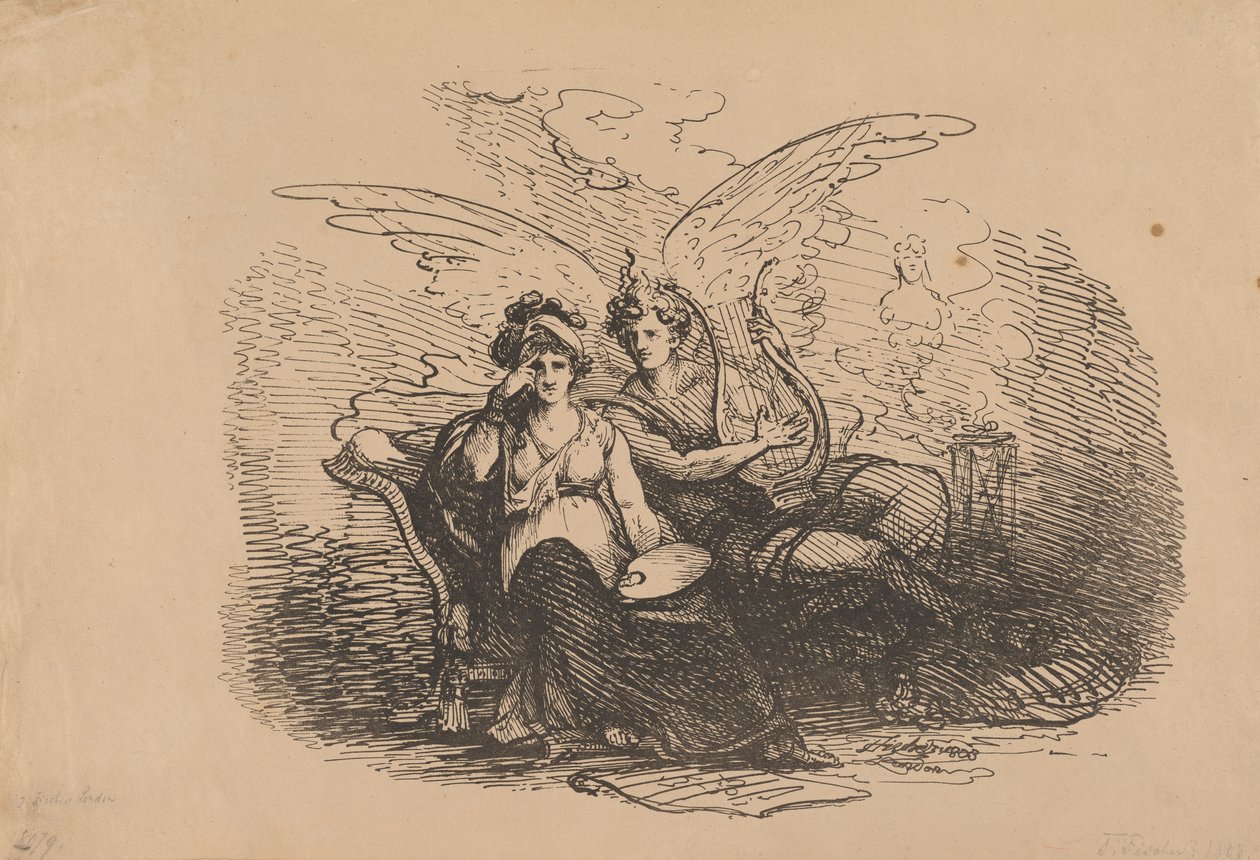 A Personificação da Pintura e da Música de Joseph Fischer