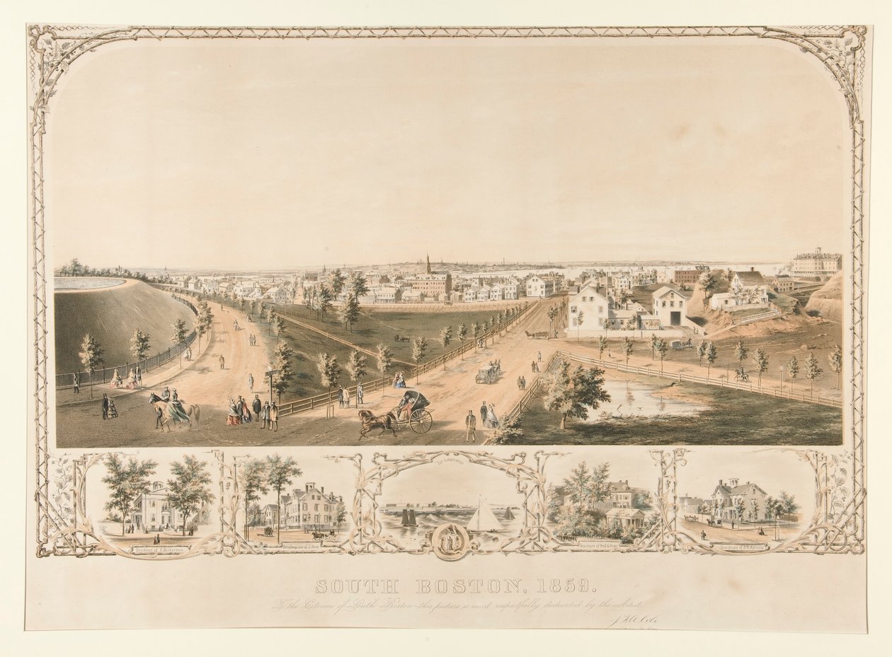 Sul de Boston, 1859 de Joseph Foxcroft Cole