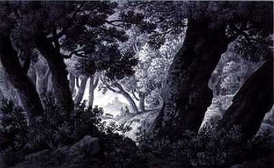 Esboços de paisagem de Joseph Francis Burrel