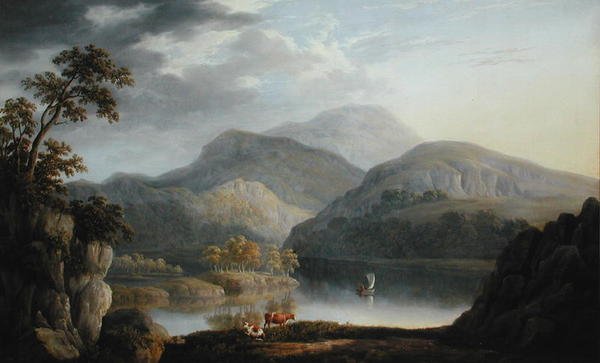 Uma Paisagem Lakeland de Joseph Francis Gilbert