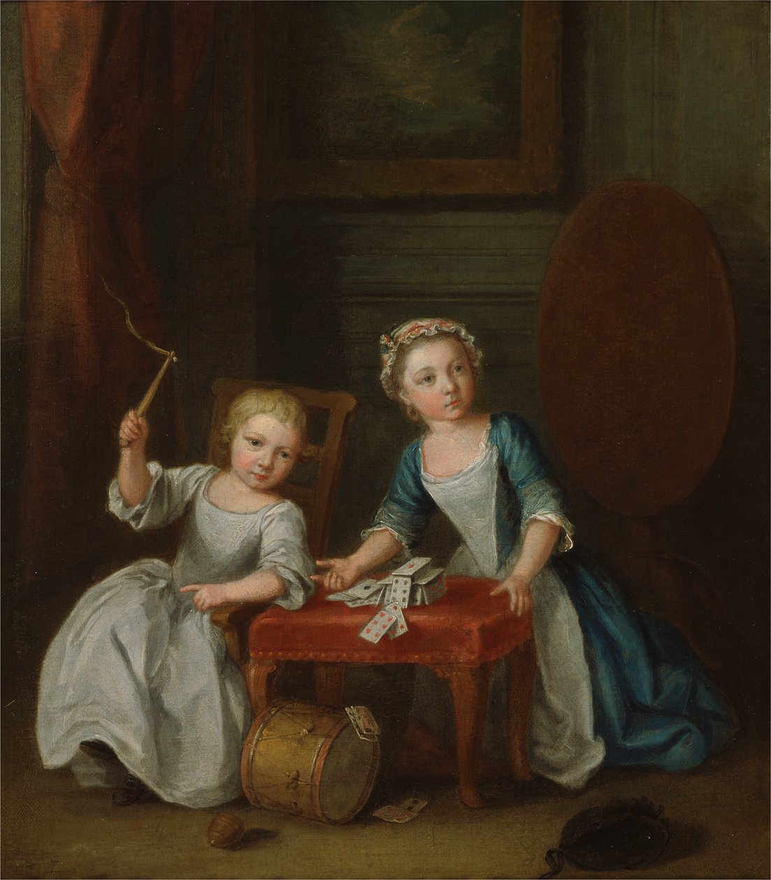 Crianças em Jogo, Provavelmente o Filho do Artista Jacobus e a Filha Maria Joanna Sophia de Joseph Francis Nollekens