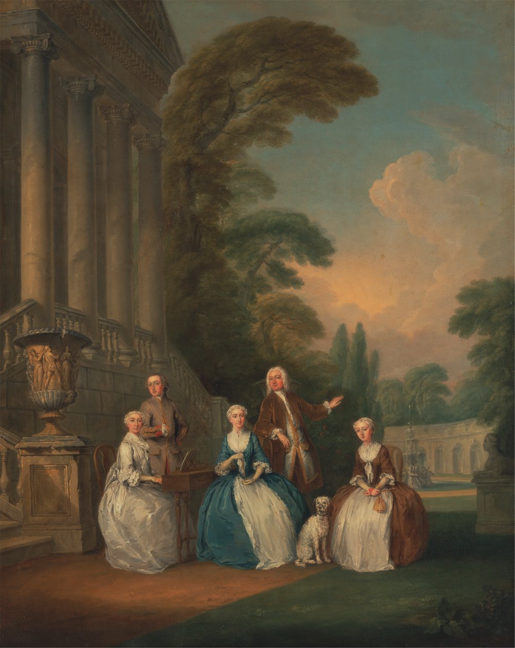 Retrato de uma família de Joseph Francis Nollekens