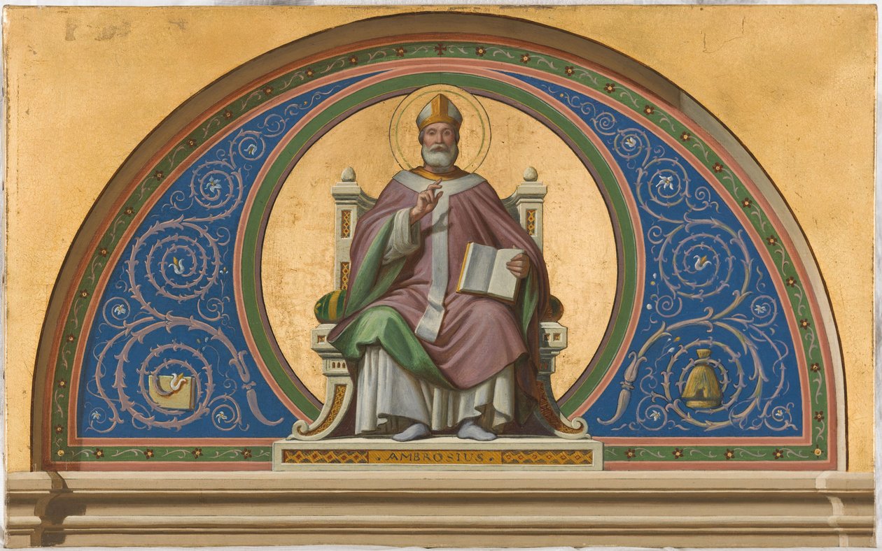 Esboço da igreja de Saint-Ambroise: Saint Ambroise, ca. 1866 (óleo sobre tela) de Joseph Frederick Charles Soulacroix