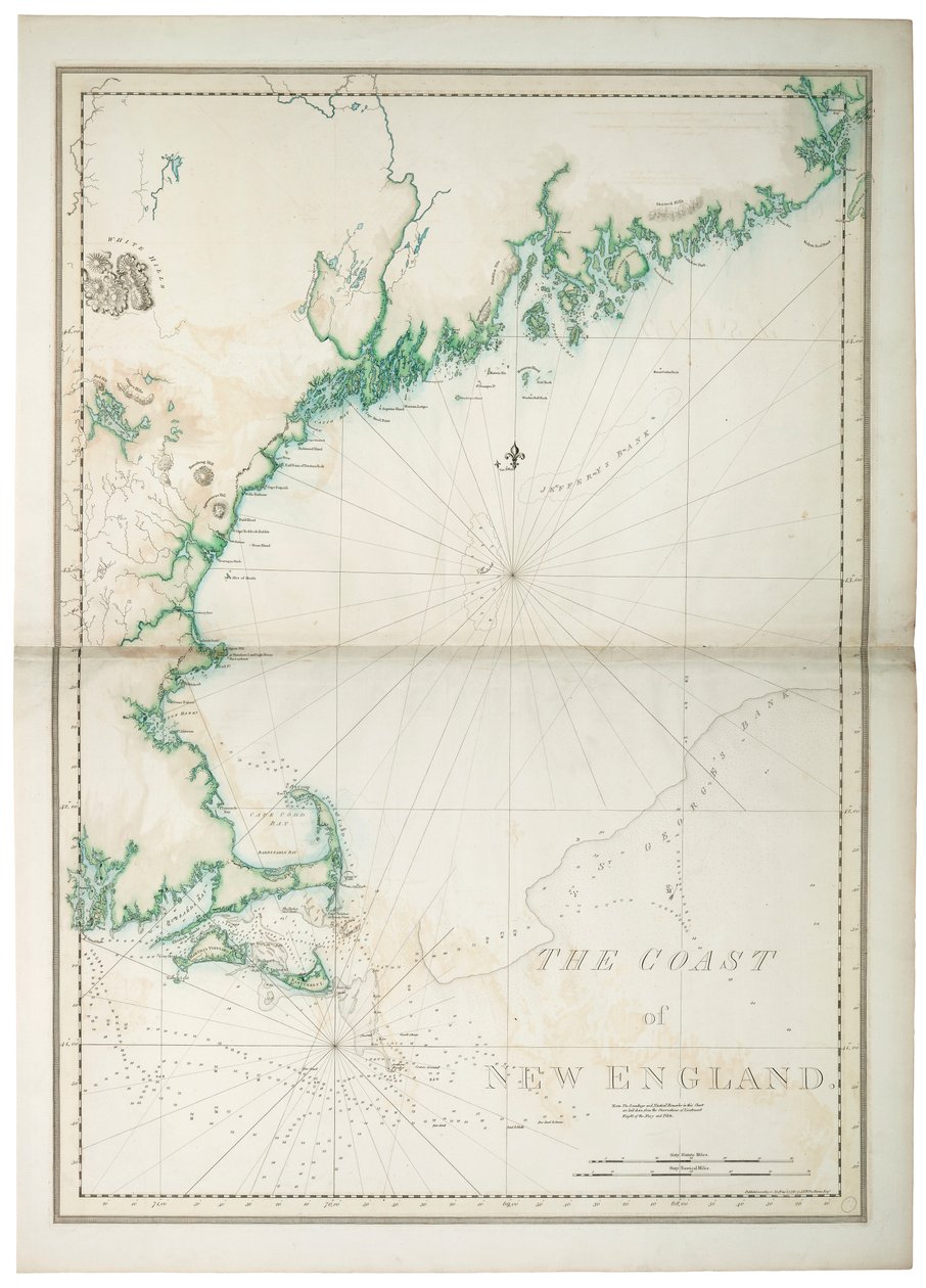 A costa de Nova Inglaterra de Joseph Frederick Wallet DesBarres