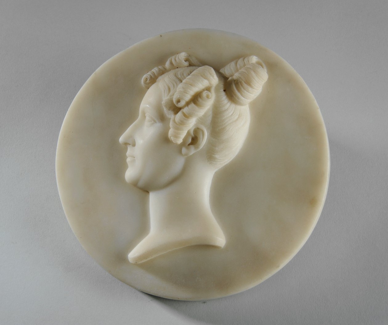 Retrato Medalhão da Sra. Margaret Gott de Joseph Gott