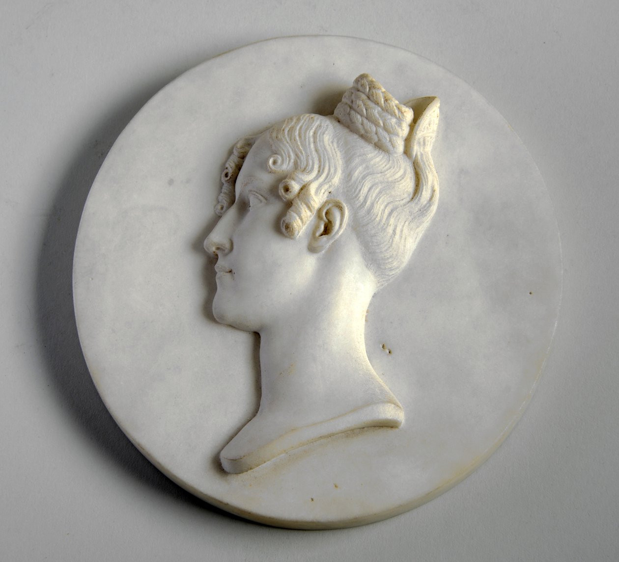 Retrato do Medalhão da Sra. Mary Brooke de Joseph Gott