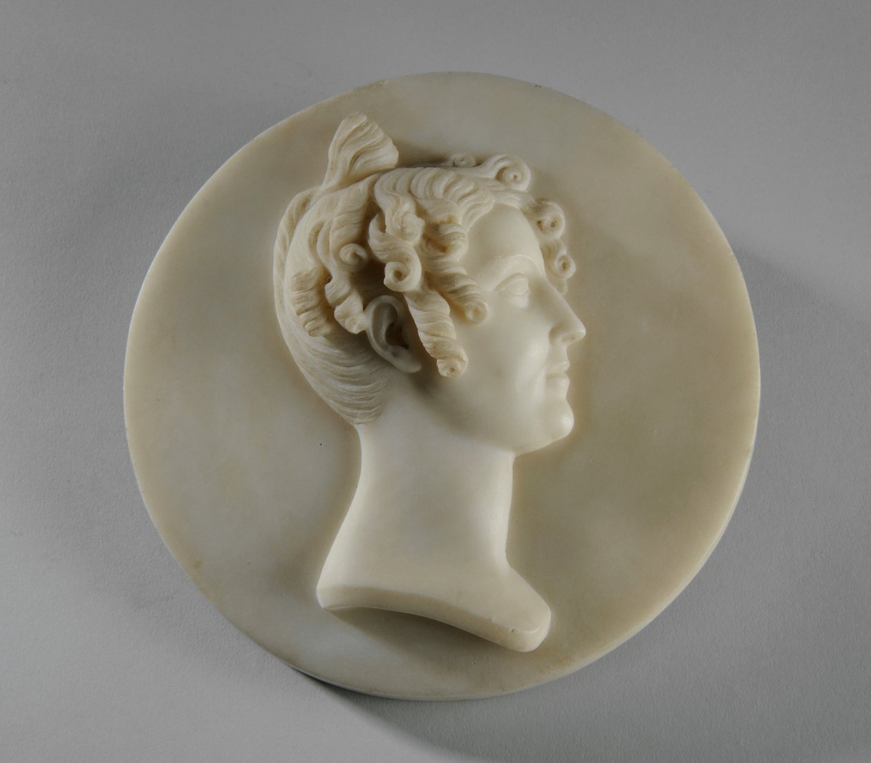 Retrato medalhão de Harriet Gott de Joseph Gott