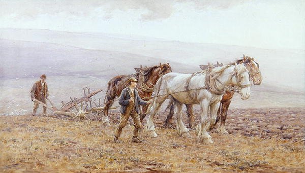 Arar as Downs (aguarela sobre papel) de Joseph Harold Swanwick