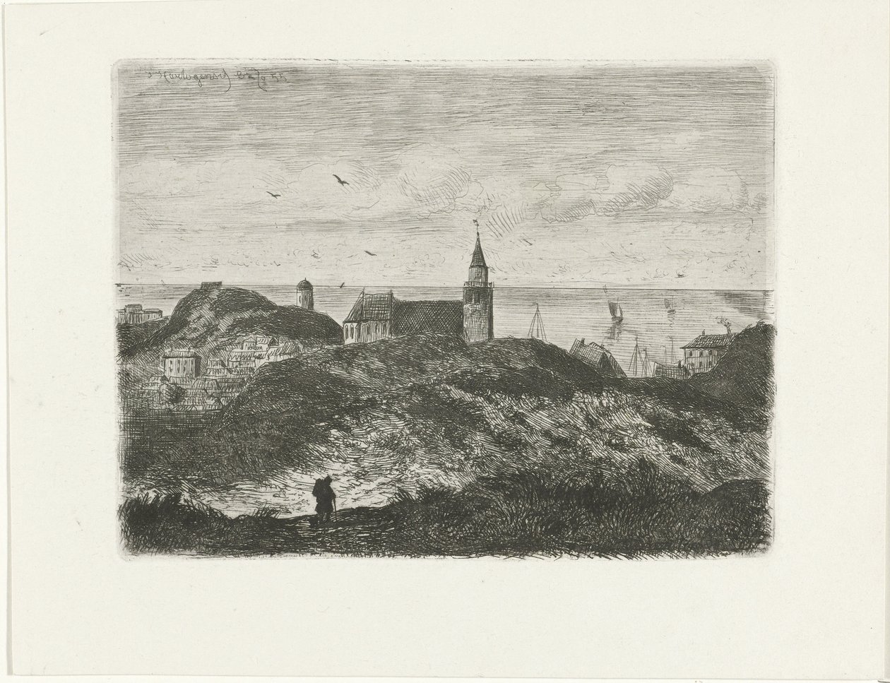 Vista de Scheveningen de Joseph Hartogensis