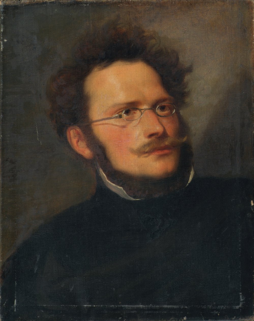 O pintor Heinrich Schwemminger de Joseph Hasslwander