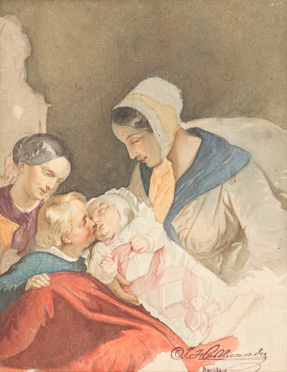 felicidade materna de Joseph Hasslwander