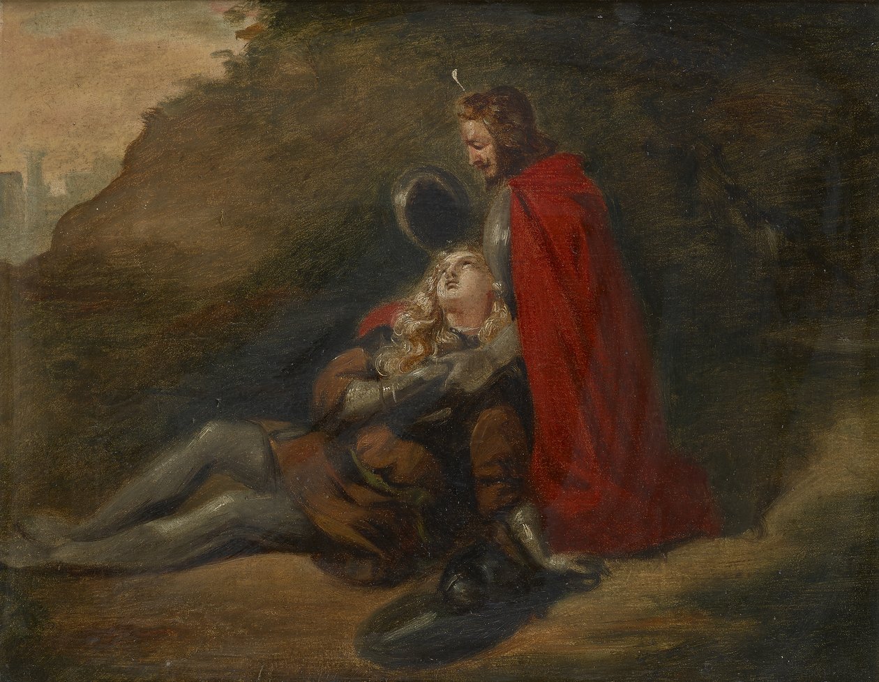 guerreiro moribundo de Joseph Hasslwander