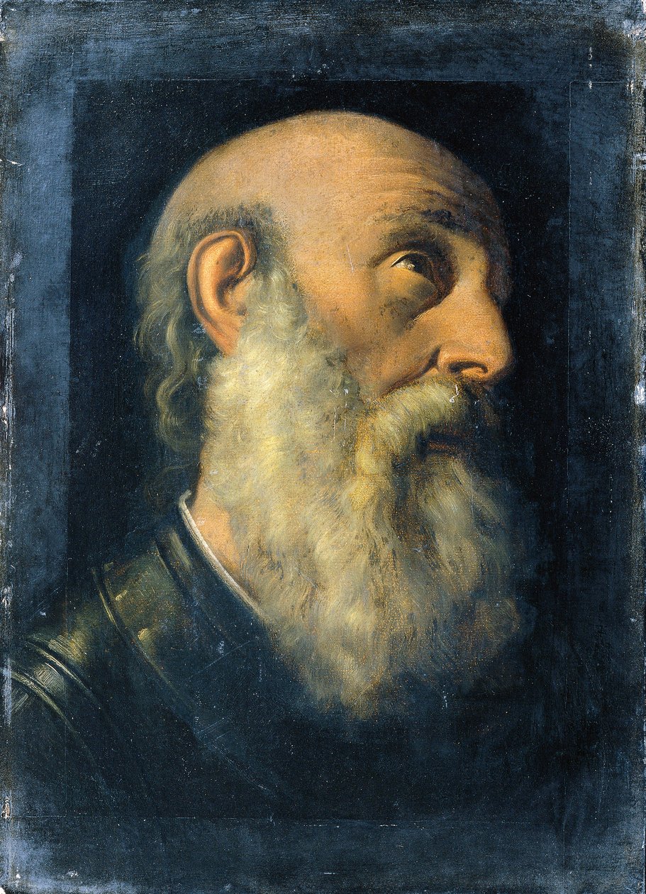 Chefe de estudo de um apóstolo de Joseph Hasslwander