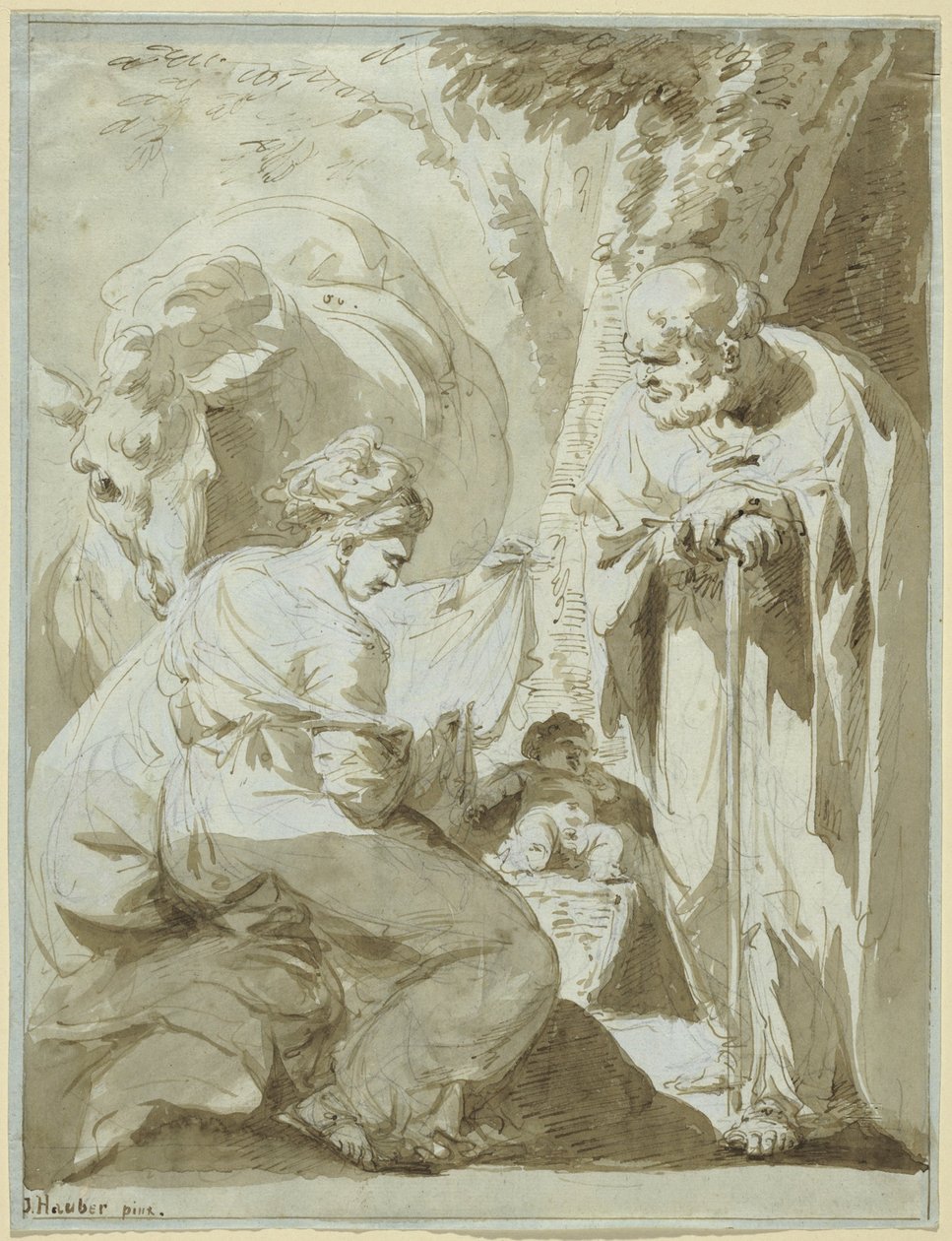 familia sagrada de Joseph Hauber