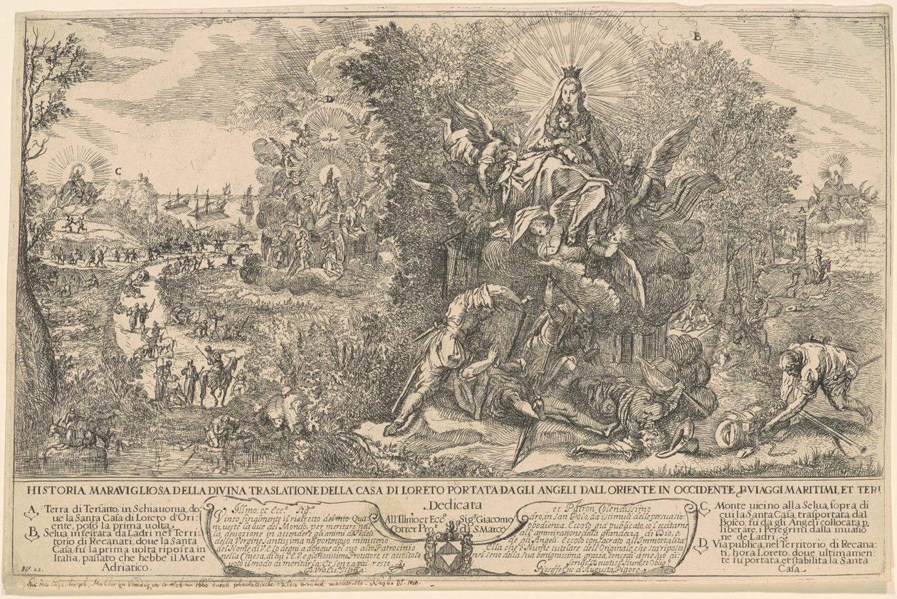 O Transporte da Santa Casa de Loreto de Joseph Heintz the Younger