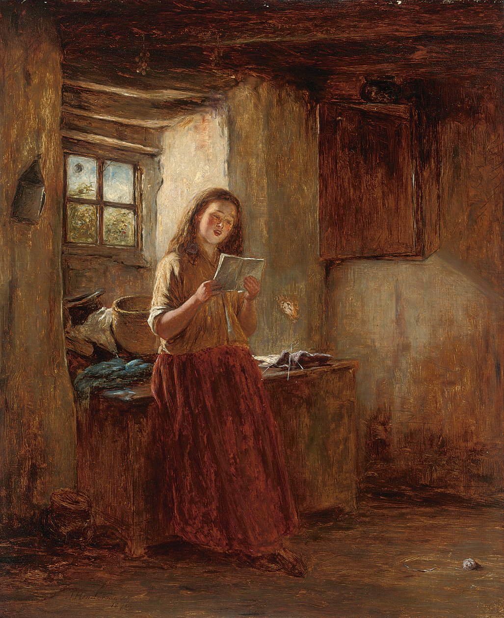 Um momento de silêncio, 1876 de Joseph Henderson