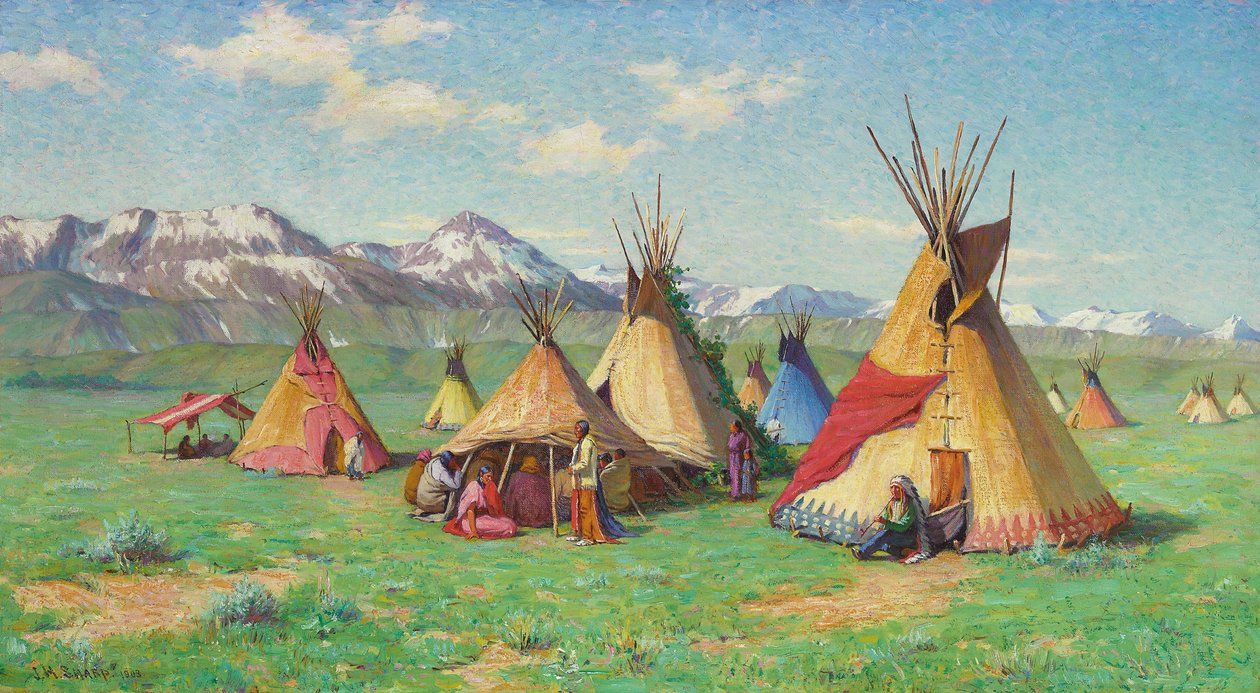 A tenda da medicina de Joseph Henry Sharp