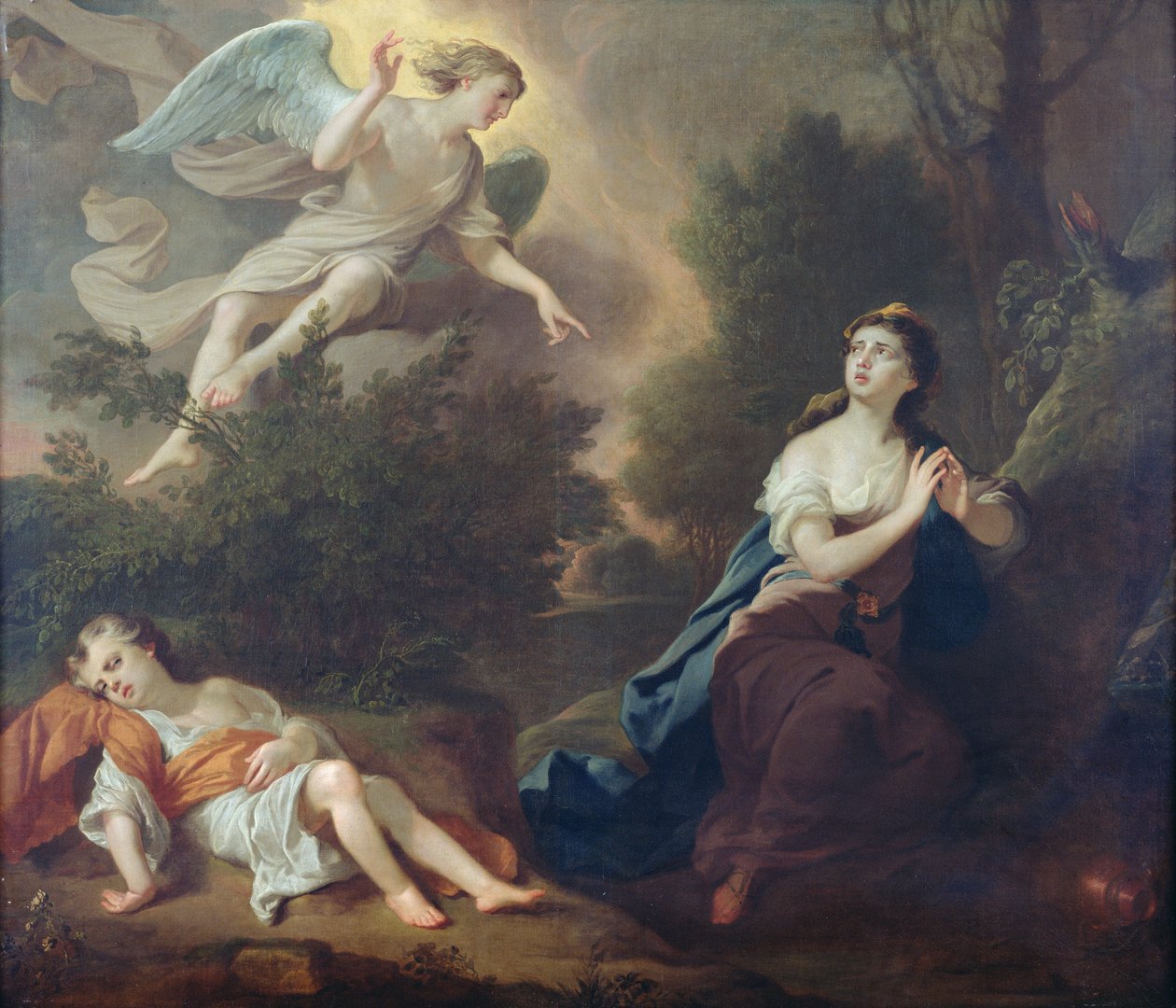 Agar e Ismael, 1746 de Joseph Highmore