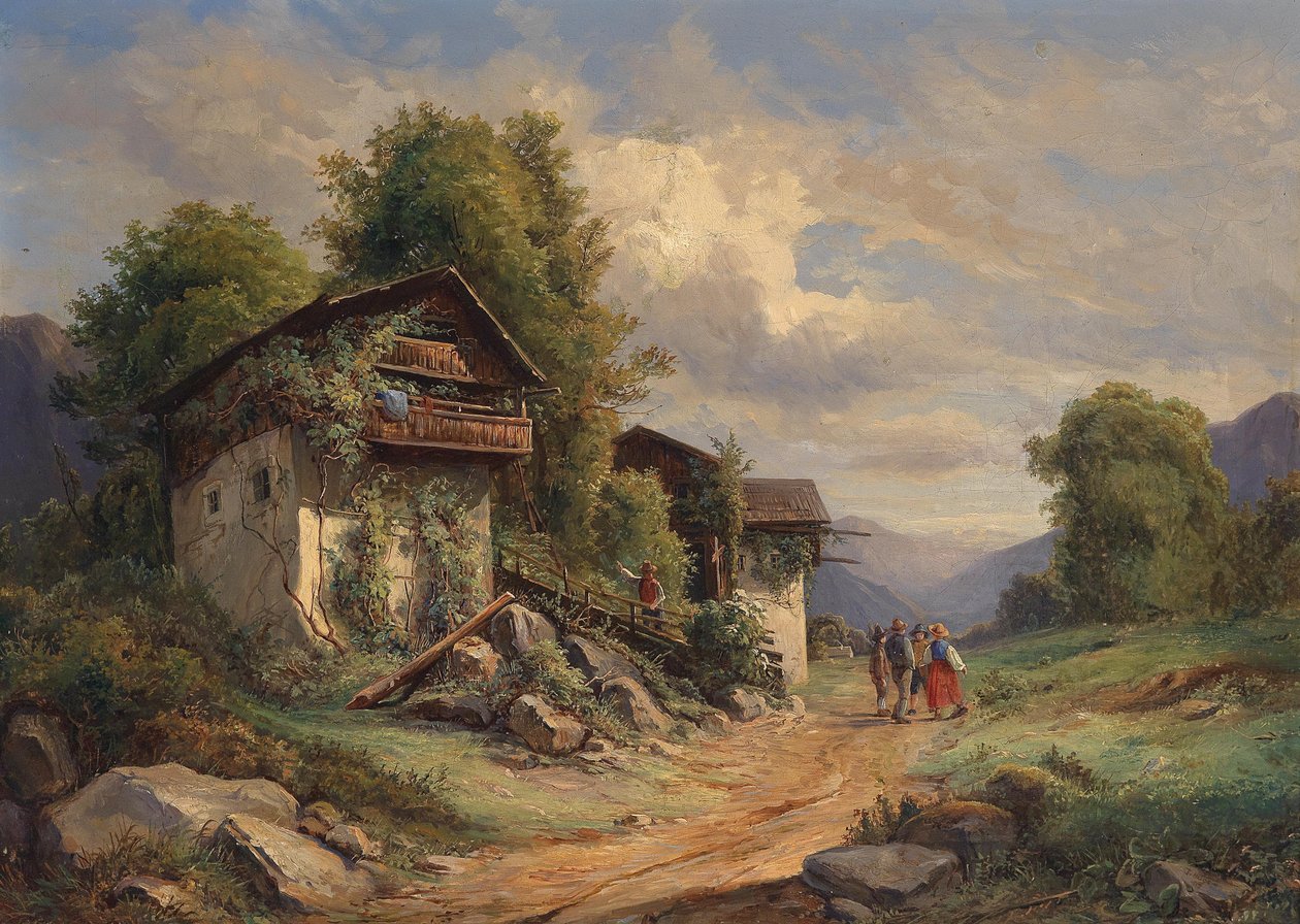 Joseph Höger Idílio rural 1852 de Joseph Hoger