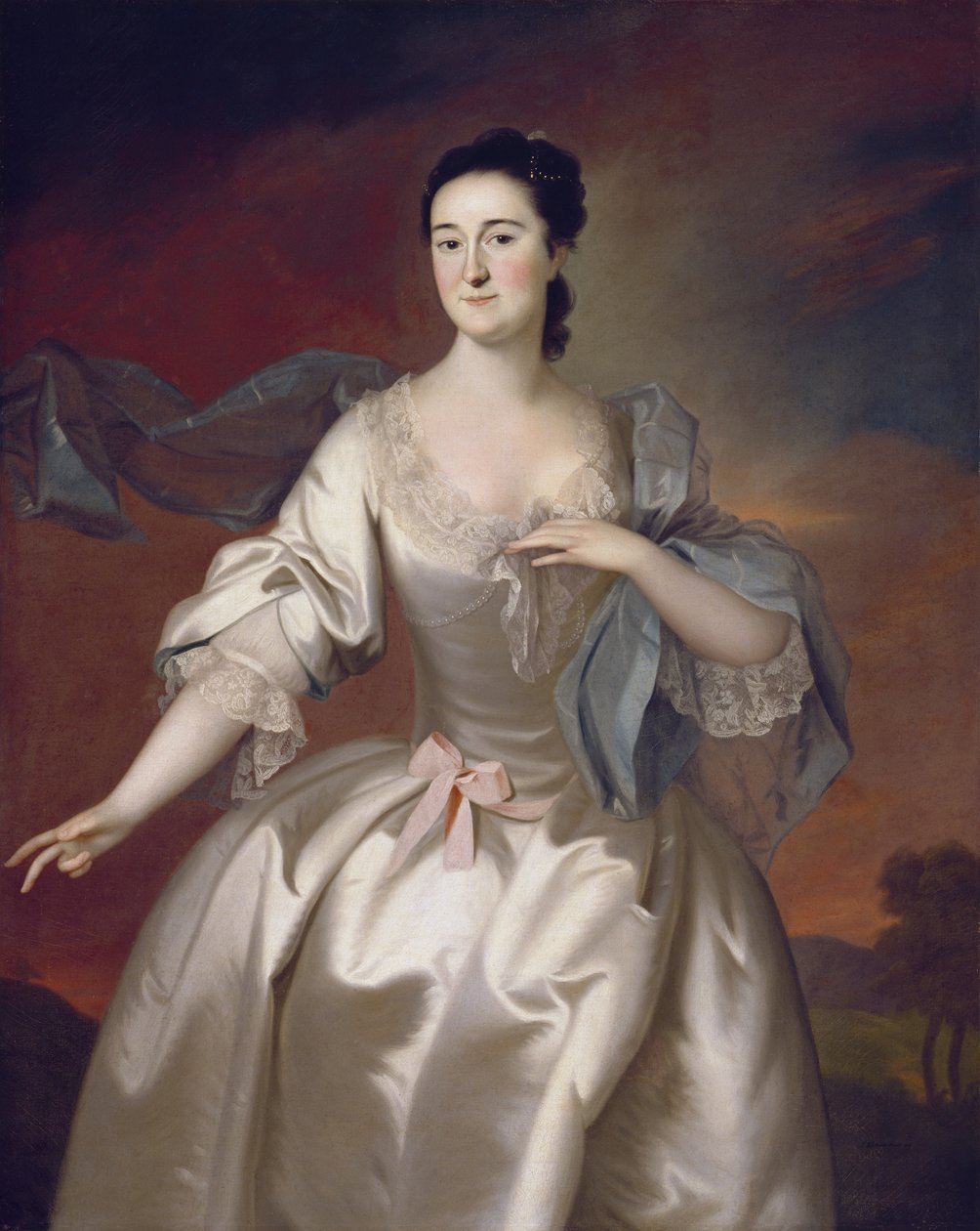 Sra. James Pitts, 1757 de Joseph Jonathan Blackburn