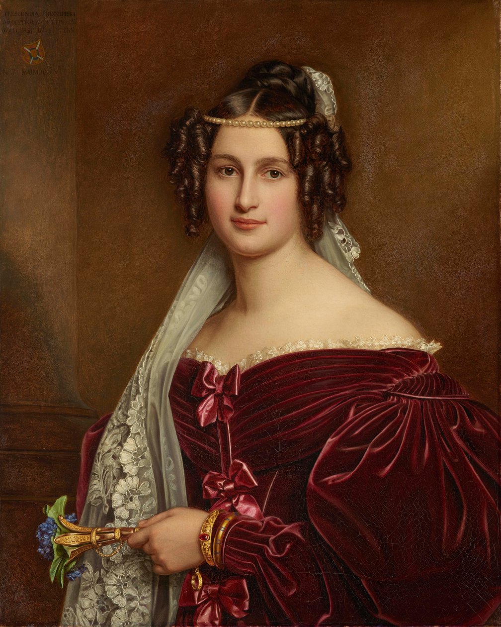Princesa Crescentia de Oettingen-Oettingen e Wallerstein 1806-1853, 1836. de Joseph Carl Stieler
