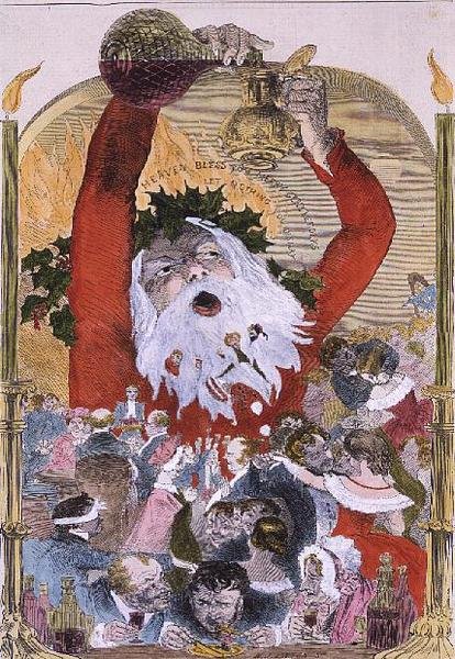 Feliz Natal de Kenny Meadows, da Illustrated London News de Joseph Kenny after Meadows