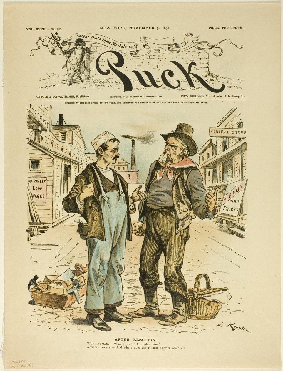 Após as Eleições, de Puck de Joseph Keppler