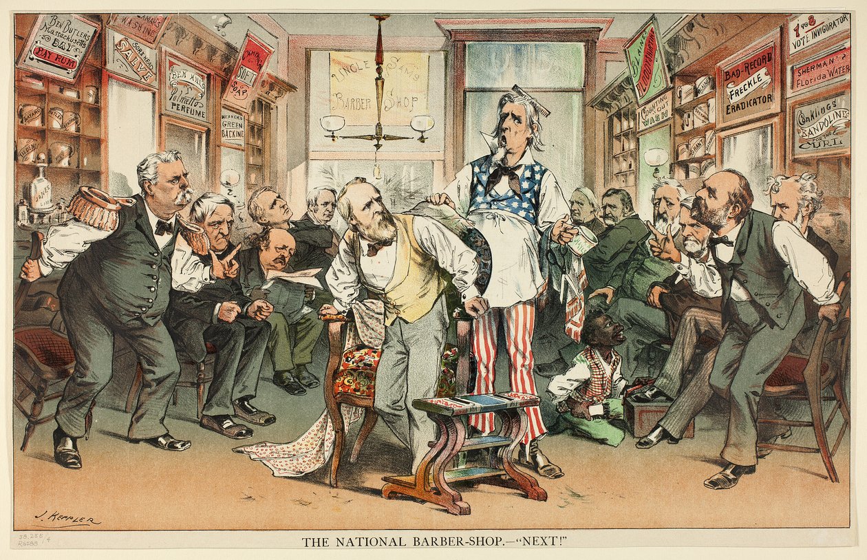 The National Barber Shop - Próximo de Joseph Keppler